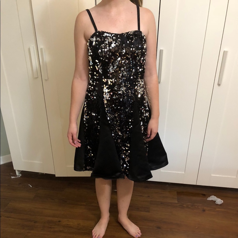 Black and Silver dress